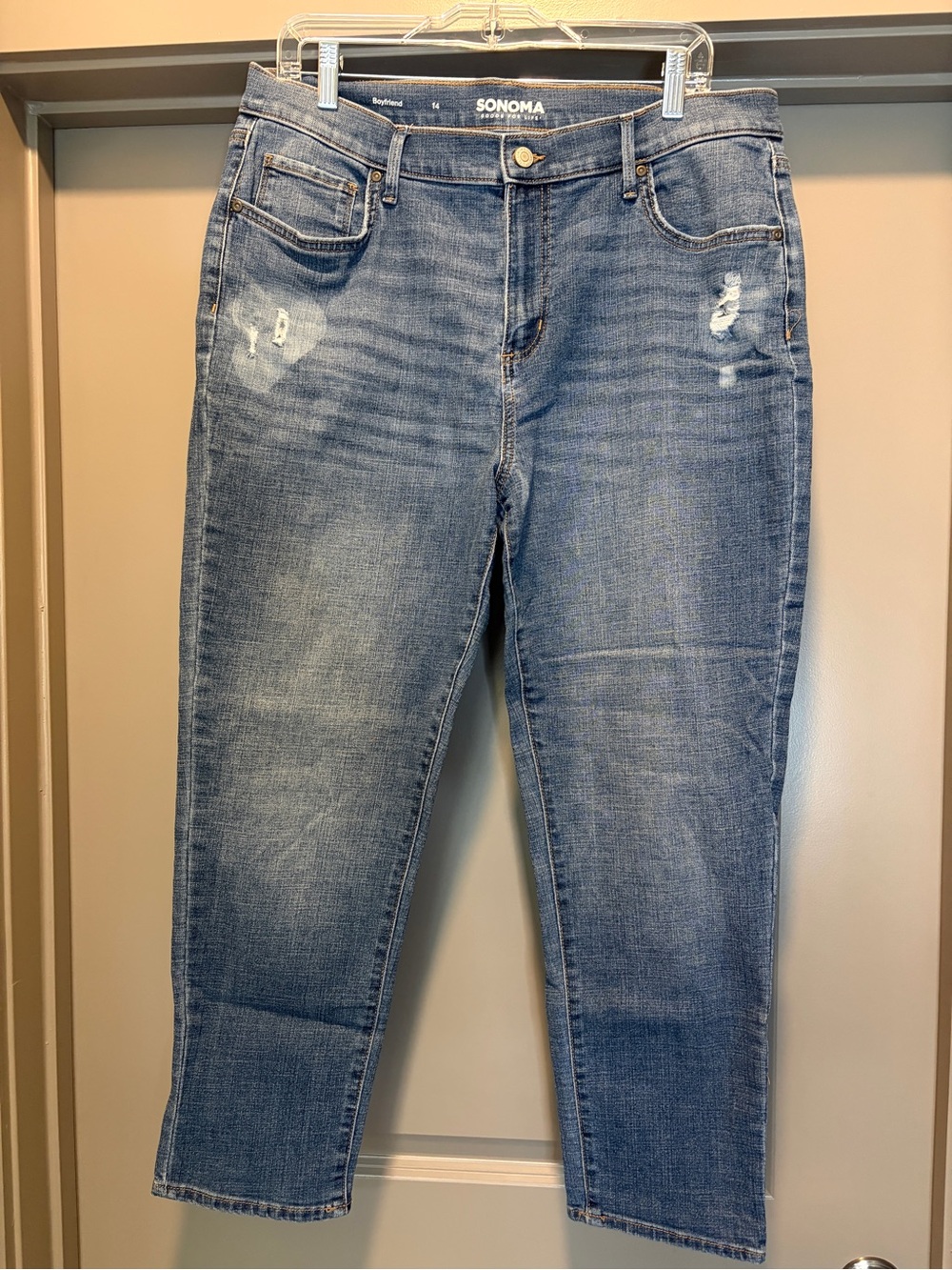 SONOMA Distressed Women's Boyfriend Jeans